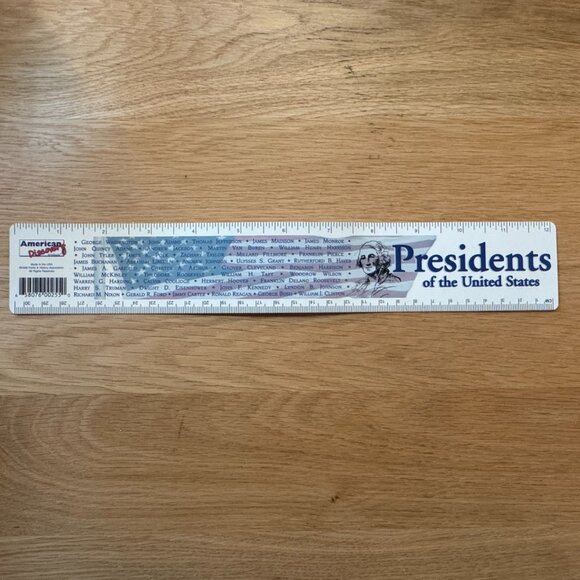 American Discovery Presidents of the United States Flexible Ruler, Circa 1999 - Picture 2 of 10